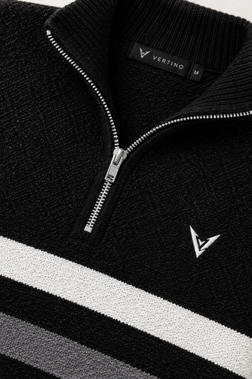 The Ardenne Half-Zip (Black) - image 2