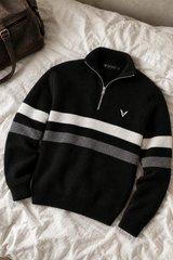 The Ardenne Half-Zip (Black) - image 3