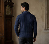The Ashford Cardigan (Navy) - image 4
