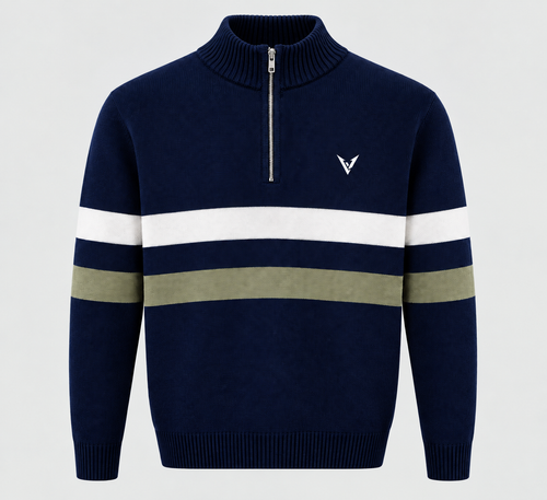 The Ardenne Half-Zip in Navy