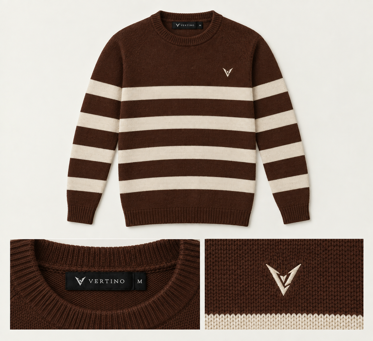 The Regatta Round Neck in Brown