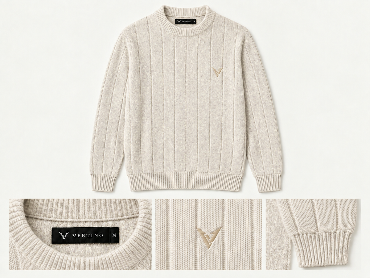The Sentinel (Round Neck) in Cream