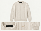 The Sentinel (Round Neck) in Cream